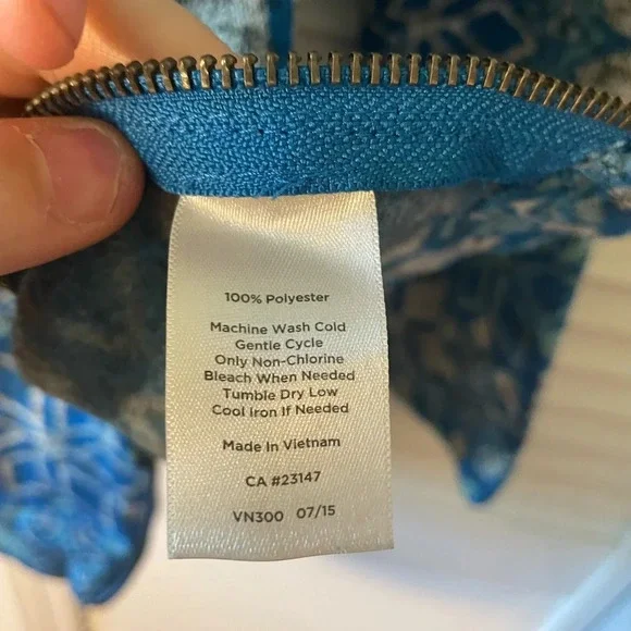 Talbots Snowflake Hooded Pullover Zipper Sweater Structures Pockets Size Small - Picture 13 of 14